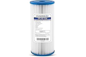 Hydronix SPC451050: 4.5" x 10" Pleated 50 Micron Water Filter Housing