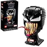 LEGO Marvel Spider-Man Venom Mask Set 76187 Collectible Set - Model Kit for Adults to Build, Home Décor Creative Display, Movie Inspired Gift Idea for Adults