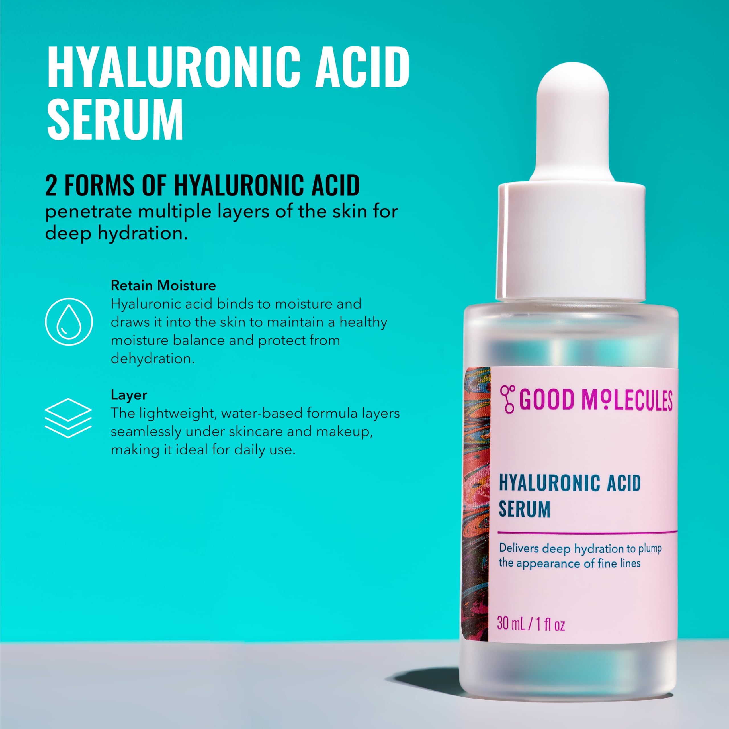 Good Molecules Daily Skincare Routine Set with Hydrating Facial Cleanser