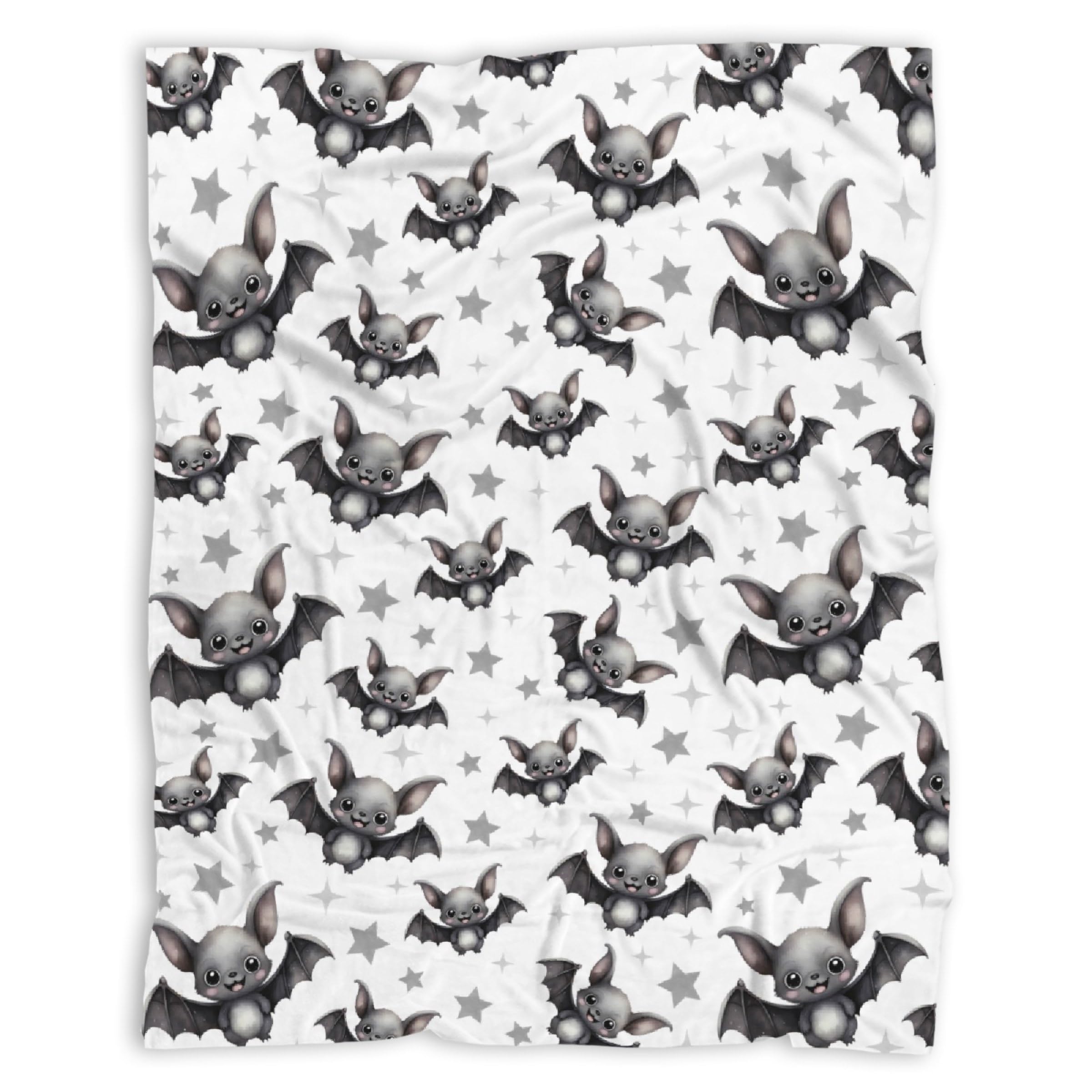 Bat Blanket Halloween Blanket for Boys Girls Gothic Stuff,40x30in