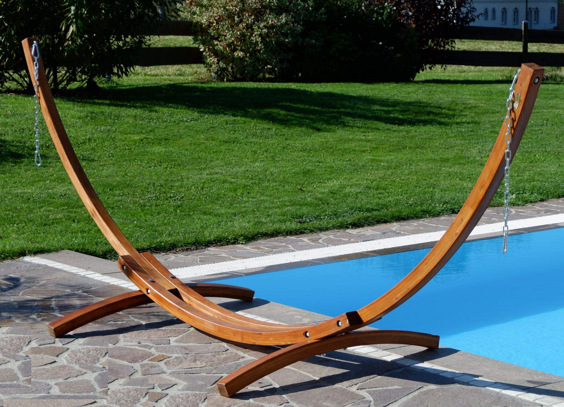 AS-S 350 cm suporte de Hamaca Madera de alerce
