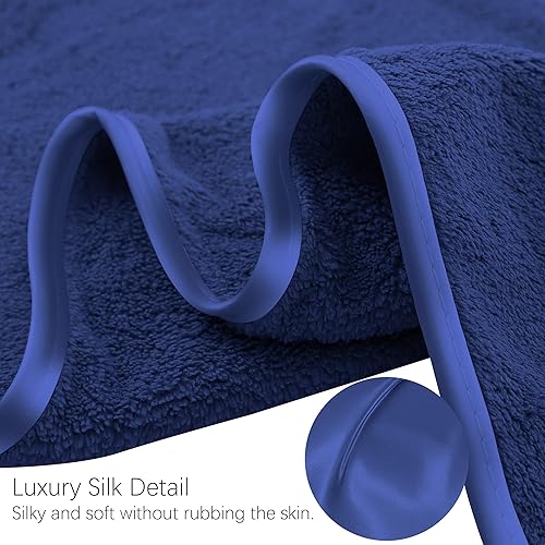 Vista 123 de TENSTARS - Toallas de mano para baño con dobladillo de seda, secado rápido, toalla absorbente de microfibra ultrasuave para baño, fitness, gimnasio