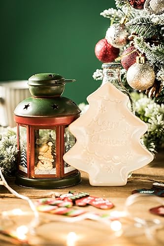 Miniatura 4 de YHOSSEUN Soporte de cuchara de Navidad, soporte de cuchara de cerámica para estufa, soporte para cuchara de granja, soporte para utensilios para