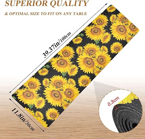 Miniatura 2 de Salvamanteles y camino de mesa 2 en 1, resistente al calor, protector de mesa, impermeable, decorativo, salvamanteles de cocina, manteles