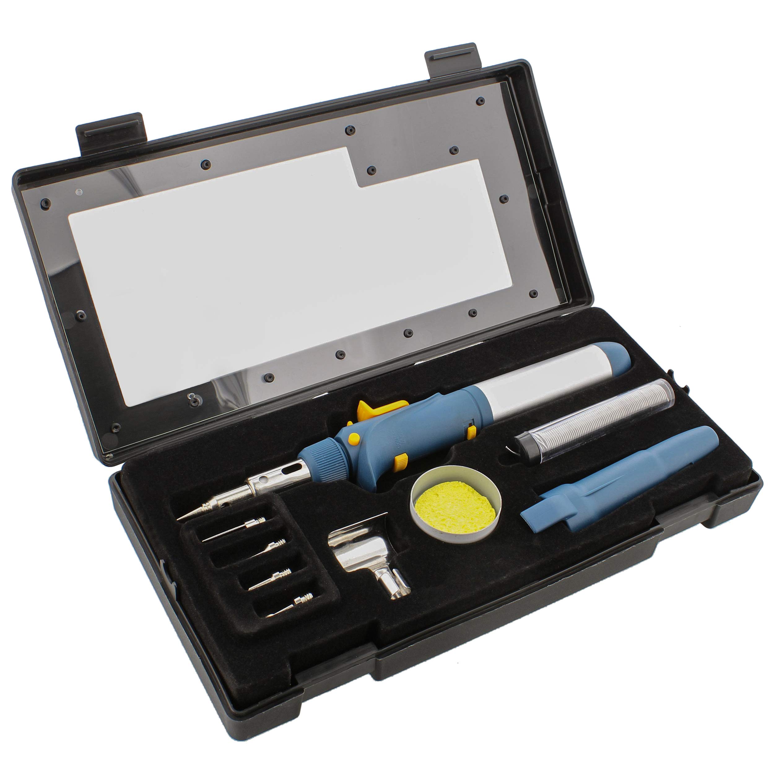 Buy BISupply Butane Soldering Iron Kit 6 Tip Cordless Portable Solder