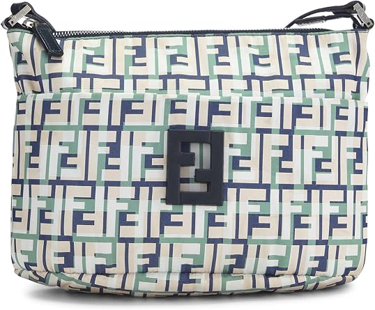 Pre-loved Multicolor Nylon Zucchino Shoulder Bag, Multi