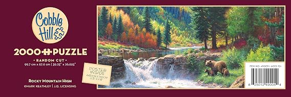 Cobble Hill 2000 Piece Puzzle - Rocky Mountain High - Sample Poster Included