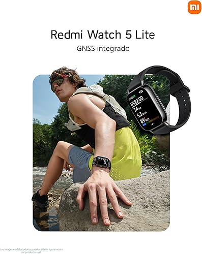 Miniatura 5 de XIAOMI Redmi Watch 5 Lite Global 1.96" Amoled Hasta 18 días Batería GNSS Dual Mic 150+ modos de entrenamiento 5ATM Resistencia al agua Sensor de