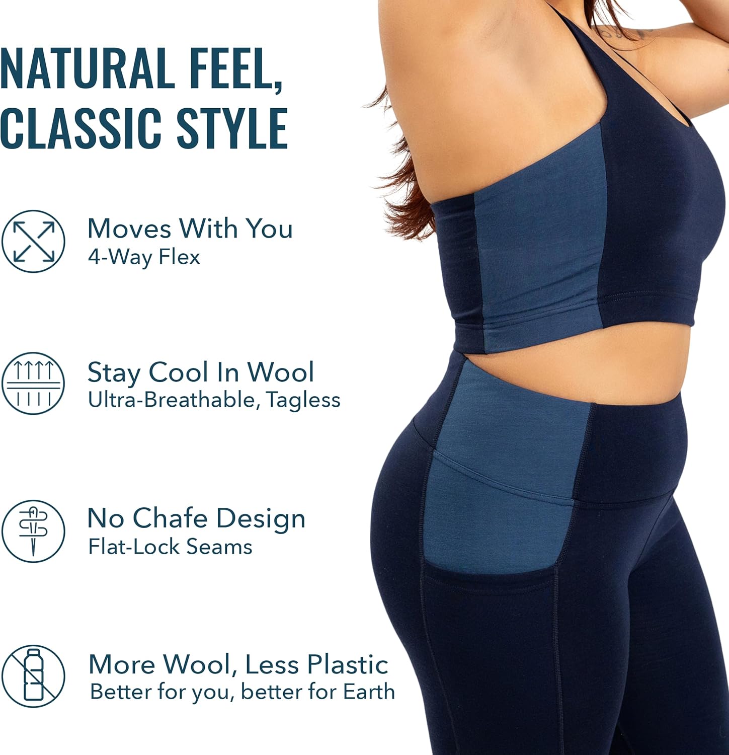 Women's Flex Merino Active Tank by Woolly | RWS Certified | Soft, Stink Free, Seattle Designed - Image 2