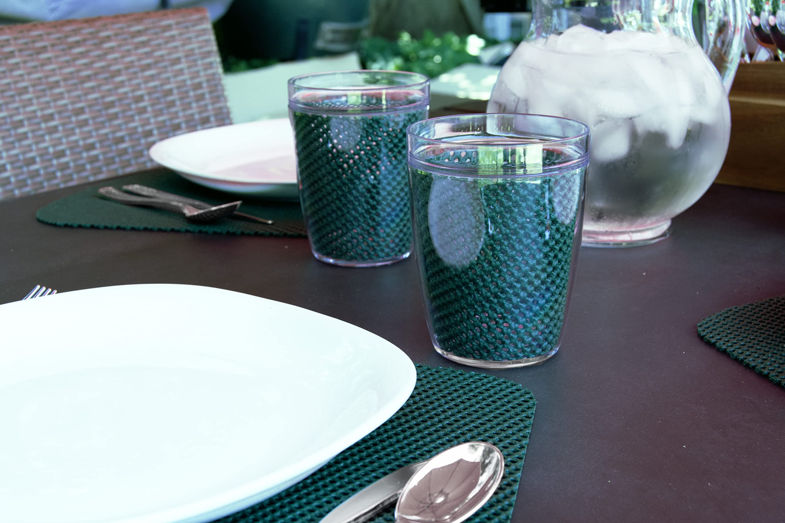 Kraftware Wedge Placemats For Round Outdoor Tables