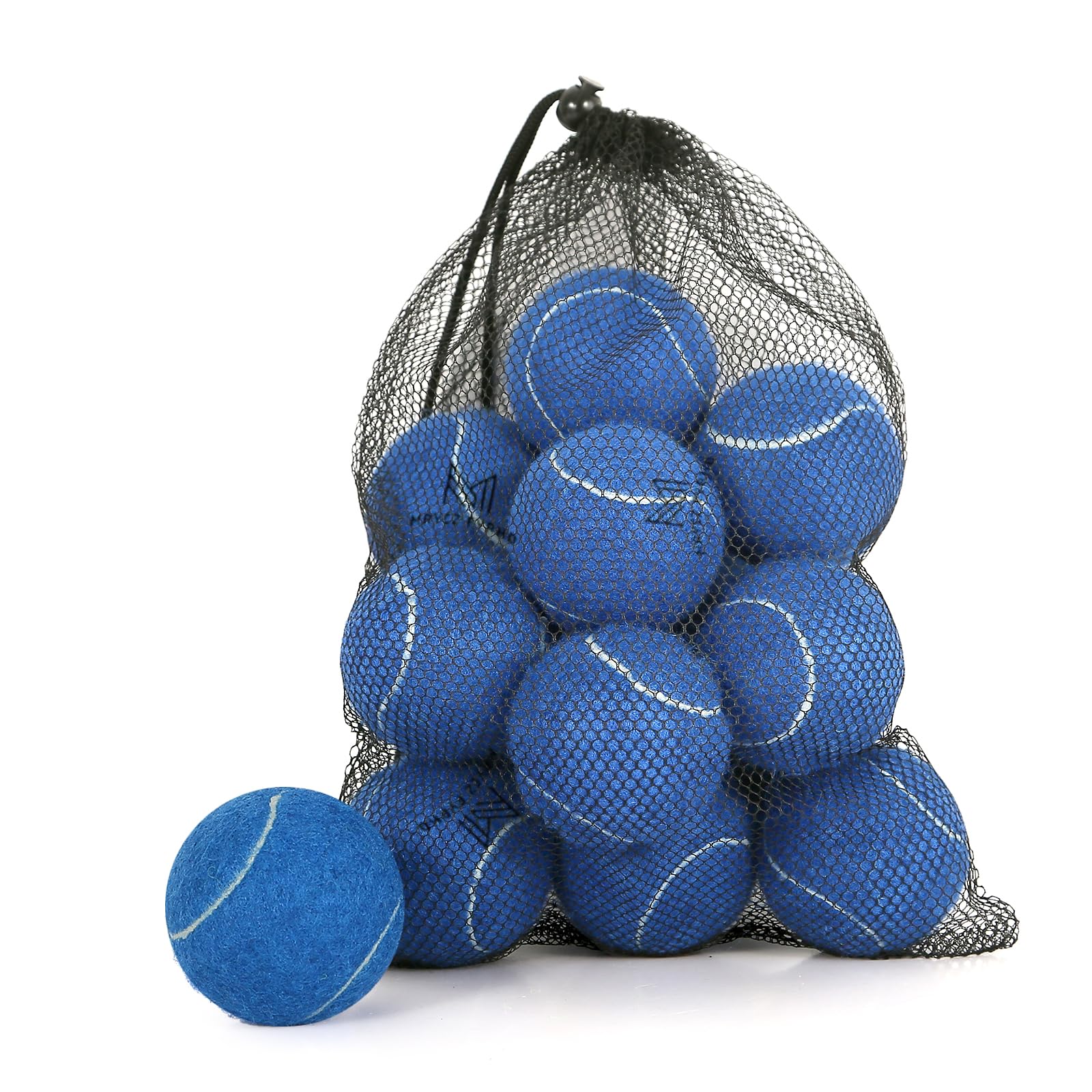 MRYCZ FYRHD 12 Pack Tennis Balls, Advanced Pressure Training Tennis Balls, Pet Dog Playing Balls, Practice Tennis Balls with Mesh Bag and Shock absorbers for Transport and Beginner Training — image 1
