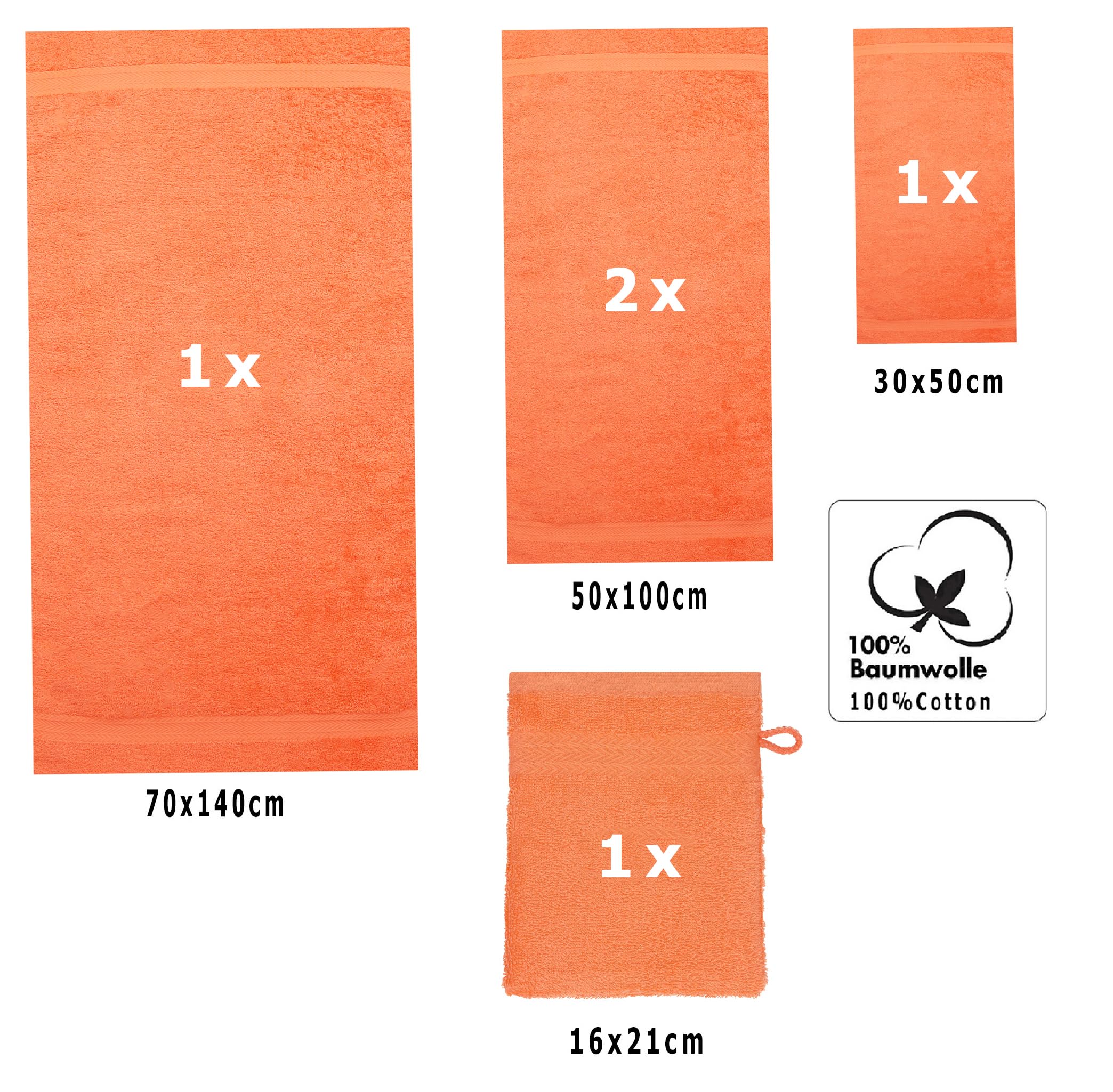 Betz lot de 12 serviettes Premium 100% coton couleur blanc et fruits de