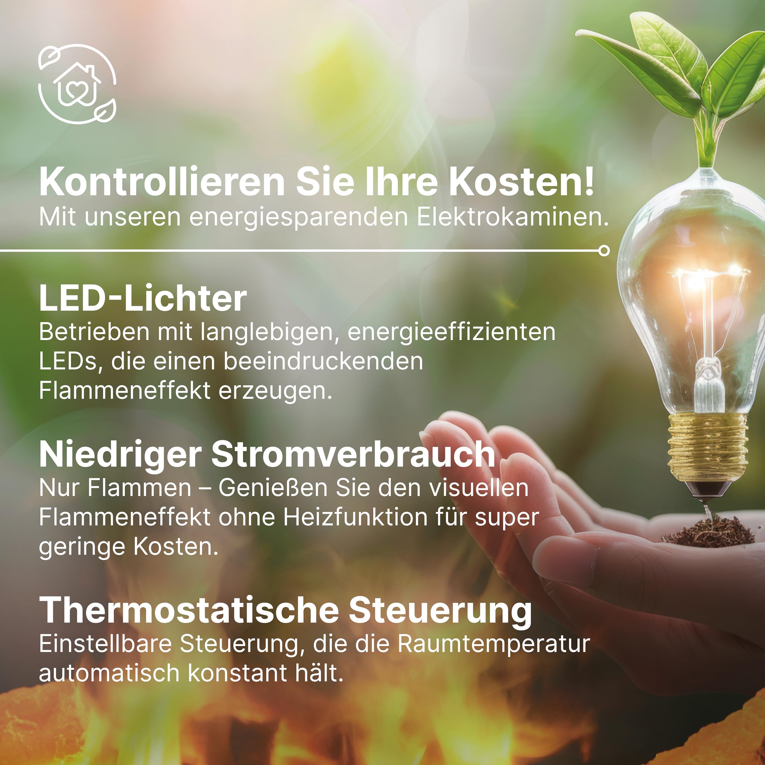 Dimplex Elektrokamin Evandale - Elektrokamin mit Heizung und Kaminfeuer - 1000W / 2000W - Wasserdampf Kamin - LED Optimyst 3D Flammeneffekt - Inklusive Fernbedienung - Black