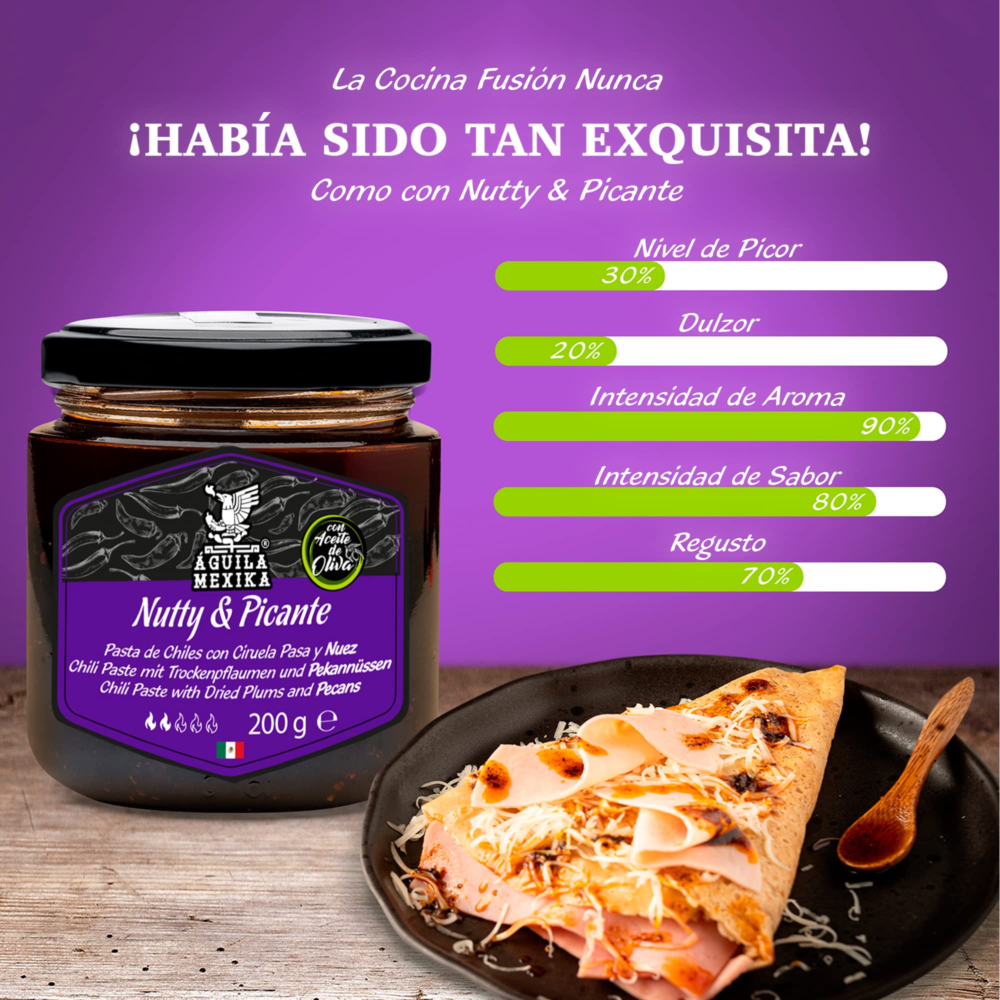 ÁGUILA MEXIKA 3-Pack Escencial Set de salsas picantes gourmet mexicanas ingredientes naturales