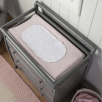 Boppy Changing Pad Liners, Pack of 3, White, Soft Terrycloth with Waterproof Backing Makes Wiggly Diaper Changes Easier and Comfy, for Quicker Cleanup of Changing Pads, Machine Washable and Dryable