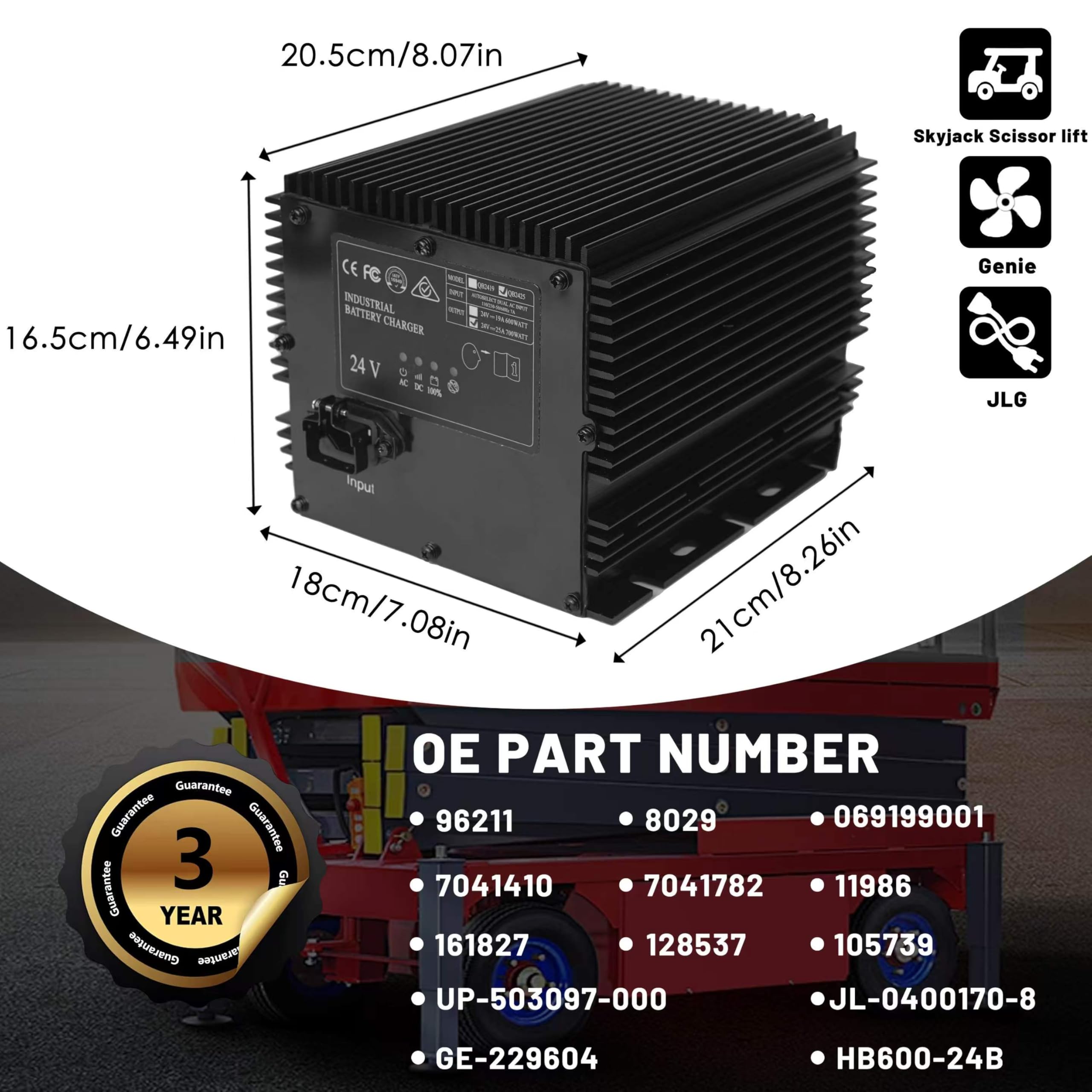 Amazon.com: 24V25A Scissor Lift Battery Charger for Genie Skyjack