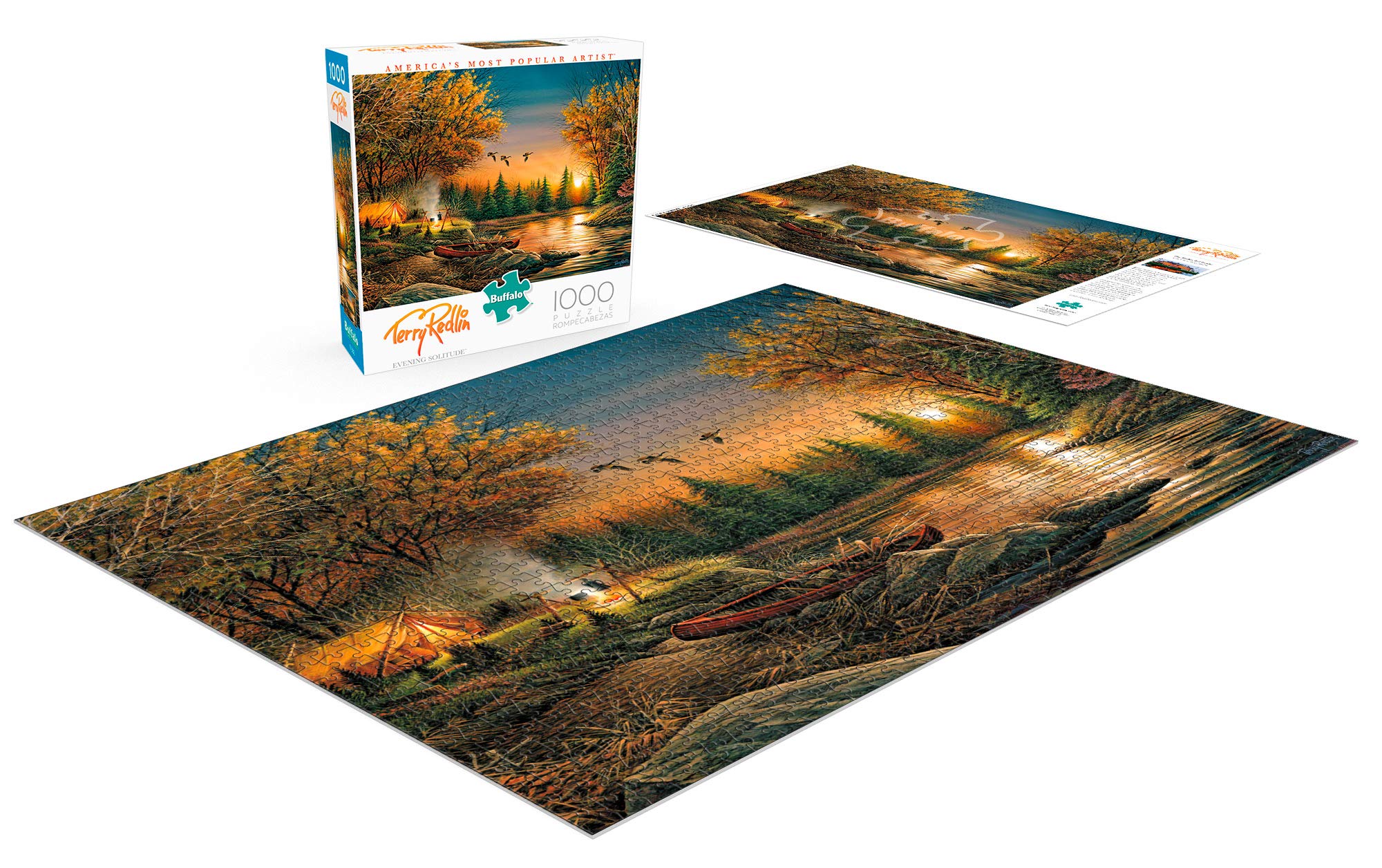 Amazon.com: Buffalo Games - Terry Redlin - Evening Solitude - 1000