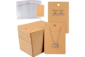 150-Piece Earring Display Cards with Bags
