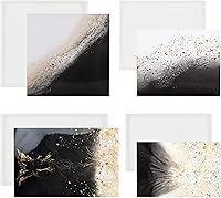 Vista 8 de Gartful - Moldes de resina para fundición, 4 moldes grandes de epoxi de silicona, molde de ágata geoda para hacer bandeja de ágata sintética, tabla