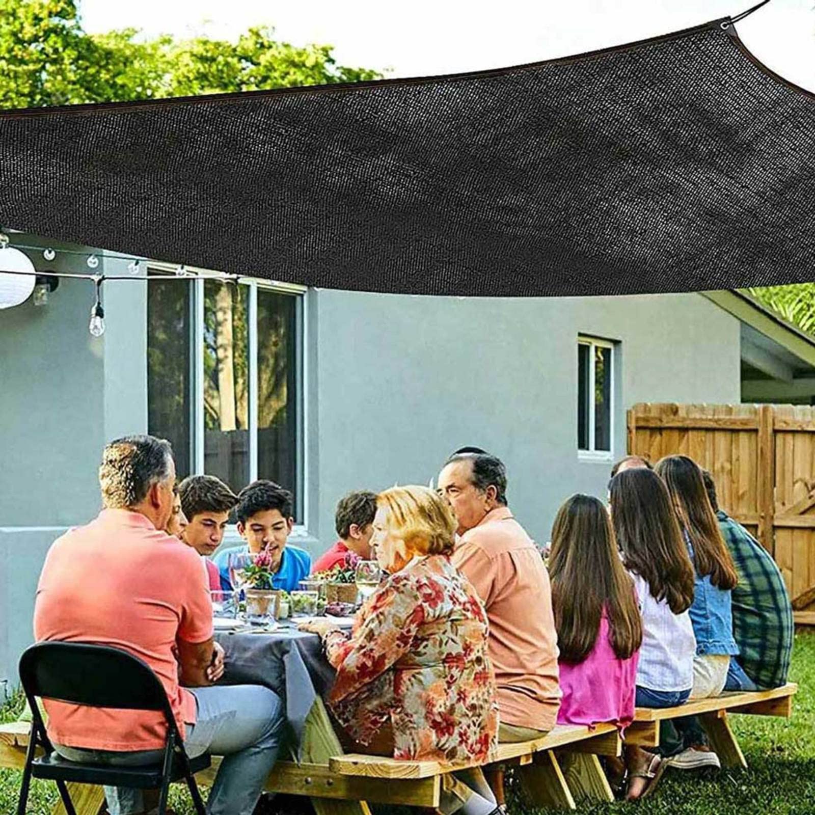 VHcgCGJ Shade Net, Sun Shade Cloth for Greenhouse Patio and Yard Sail Net Tarp in Customizable Size Options(6x6m)