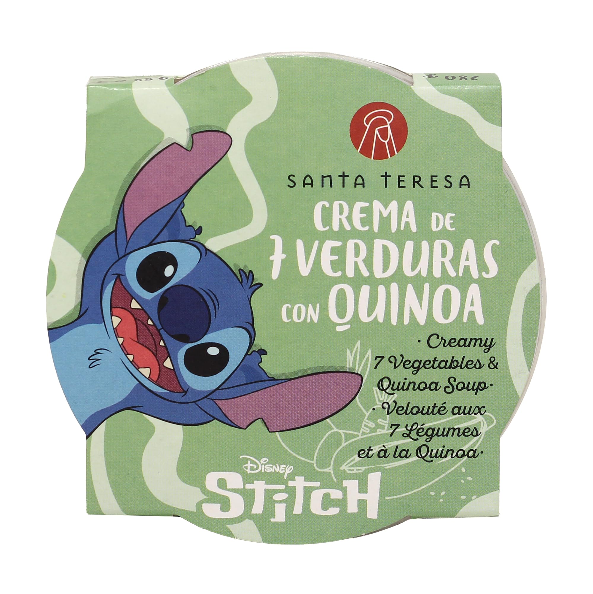 Santa Teresa Pack 8 Tarrinas Crema 7 Verduras con Quinoa Disney 280g Sin Gluten Sin Lactosa