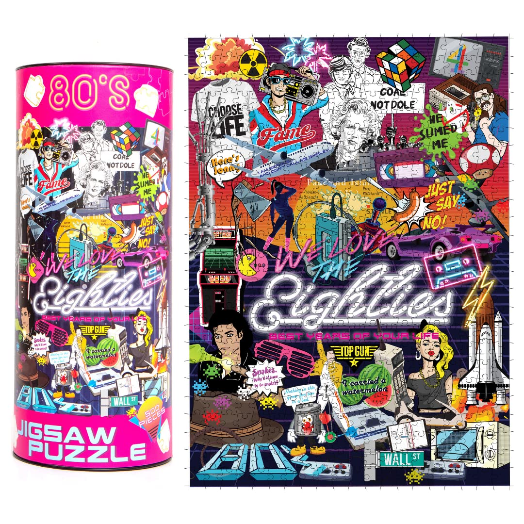 Boxer Gifts Better In My Day Eighties Jigsaw Puzzle | Fun 80s Nostaligia Gift For Him Or Her