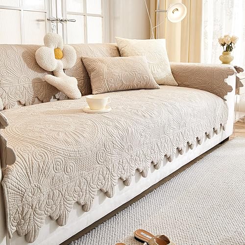 Funda de cojín de lujo con bordado de algodón vintage y textura floral 3D, estilo bohemio, funda de cojín acolchada para sofá modular, fundas disponible en Yaxa Guatemala