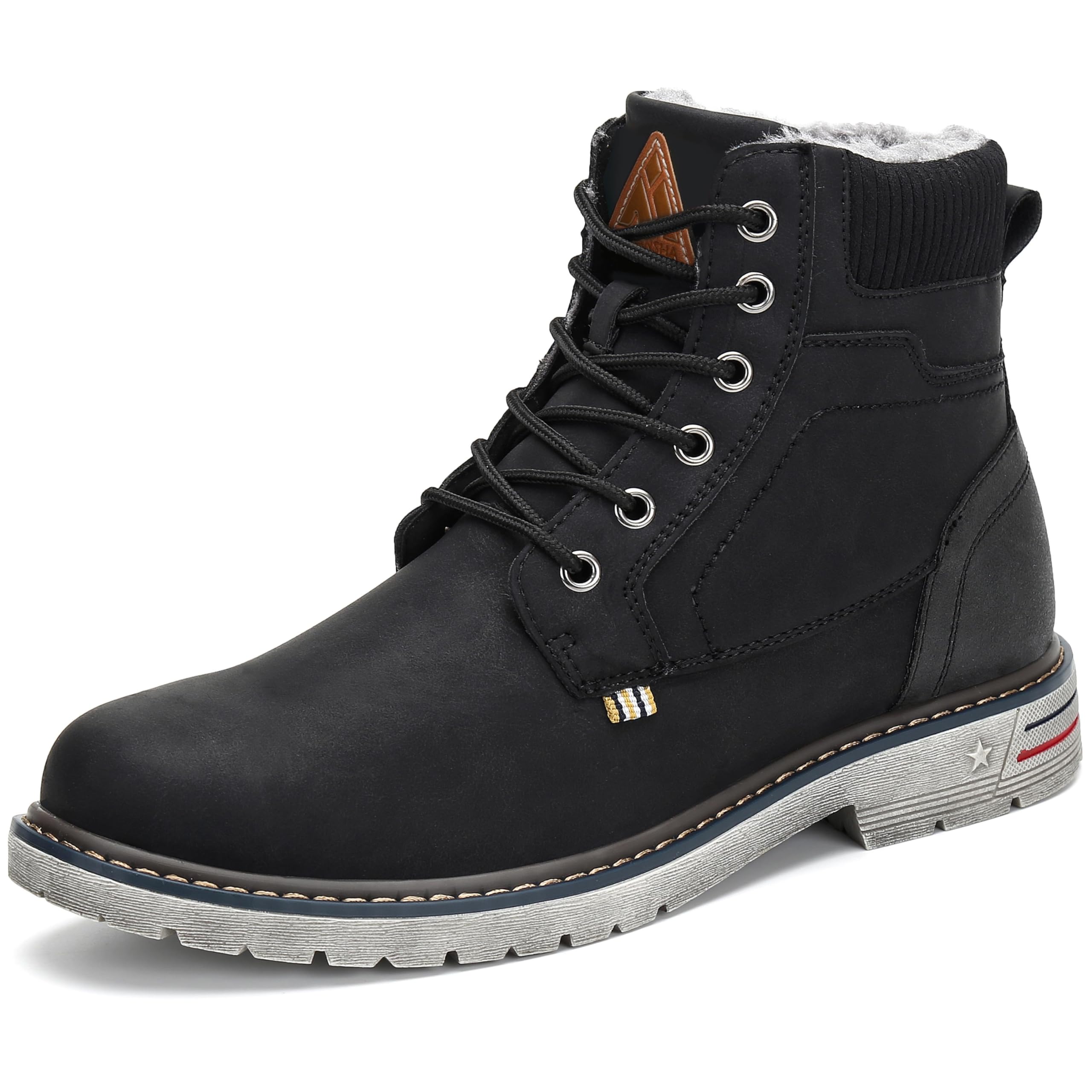 Mishansha Botas de Nieve Hombre Mujer Invierno Negro Gr.36