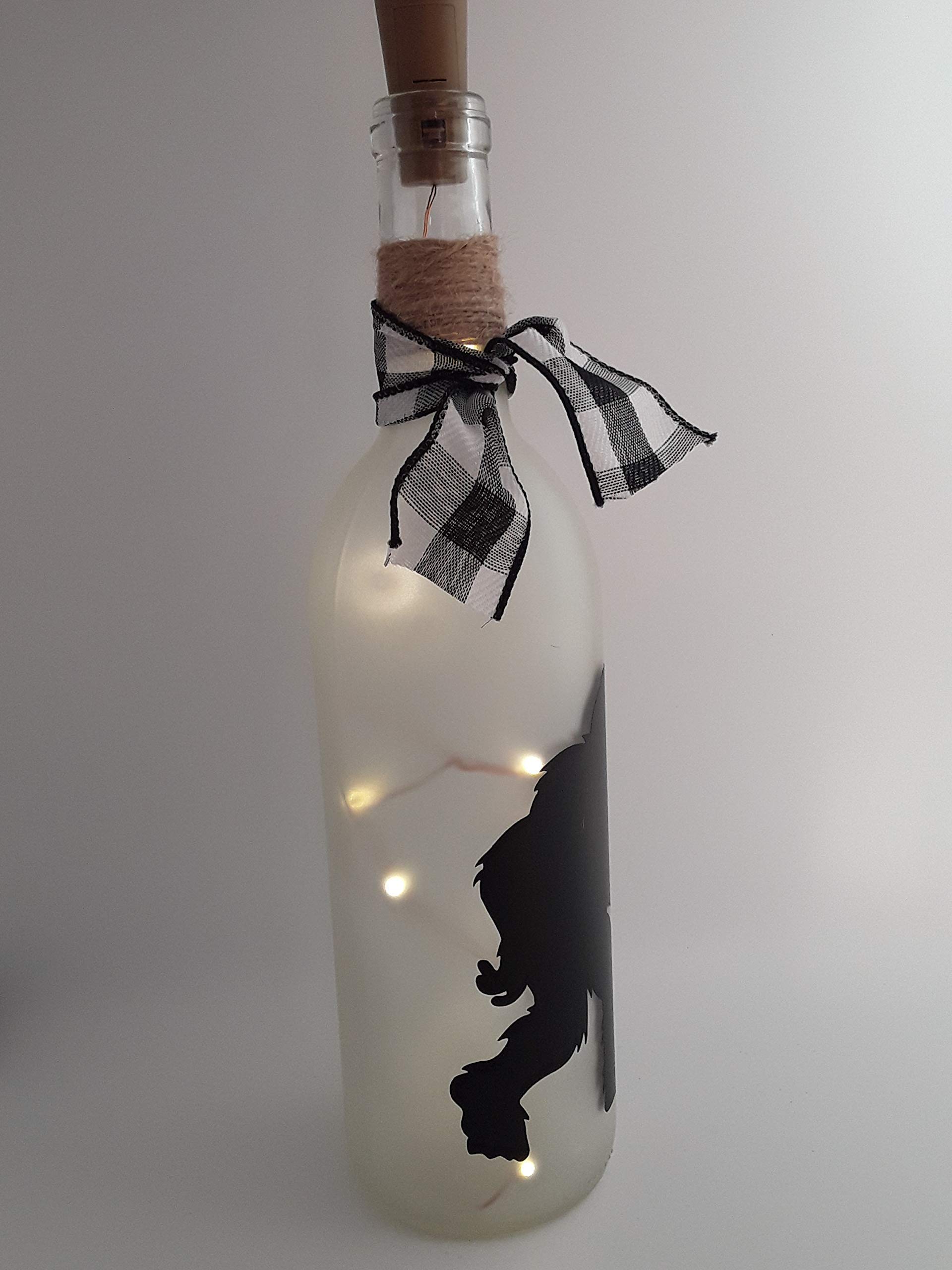 Bigfoot Sasquatch Wine Bottle Fathers Day Birthday Gift