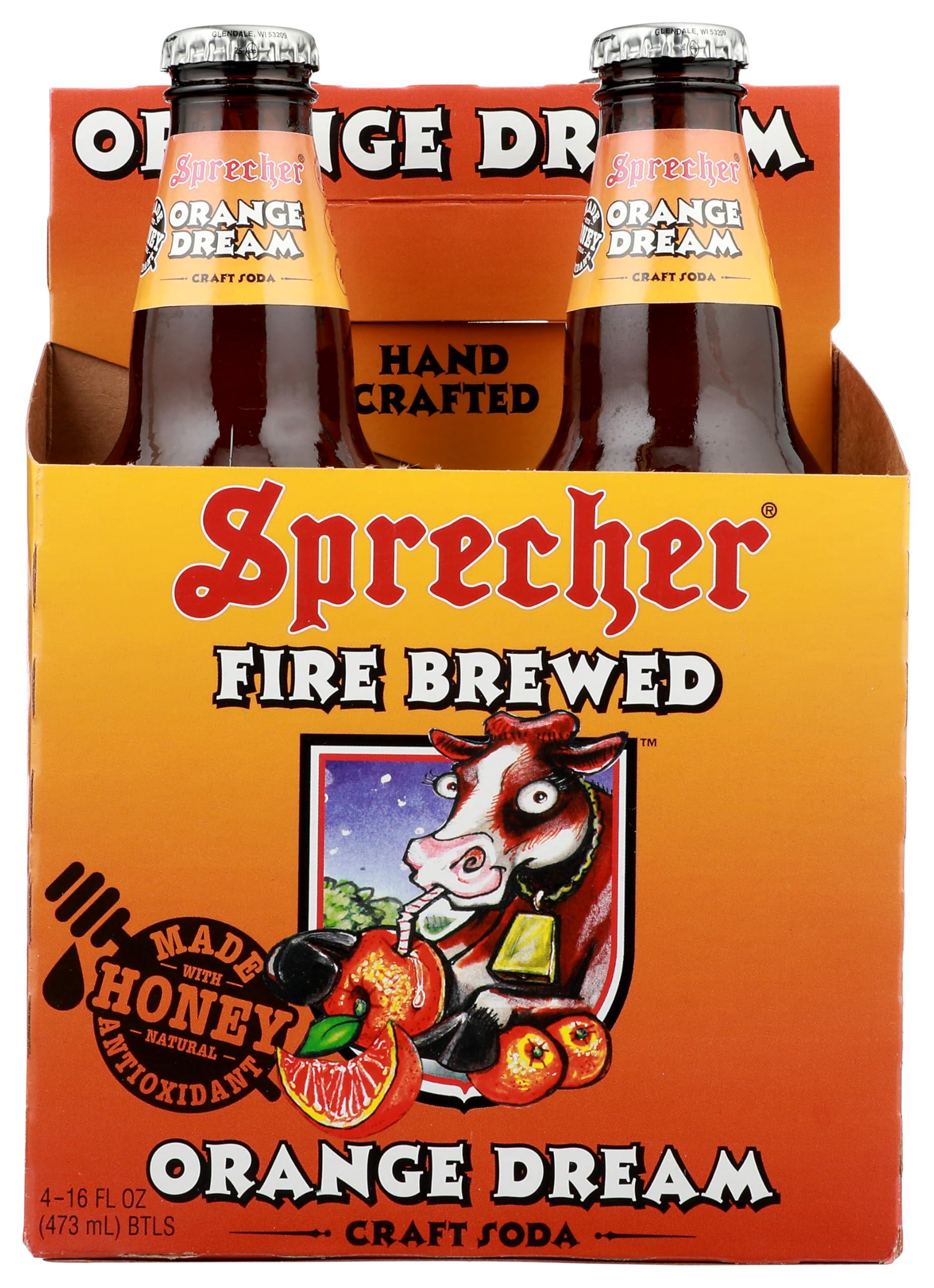 Orange Drm Soda 16oz 4pk