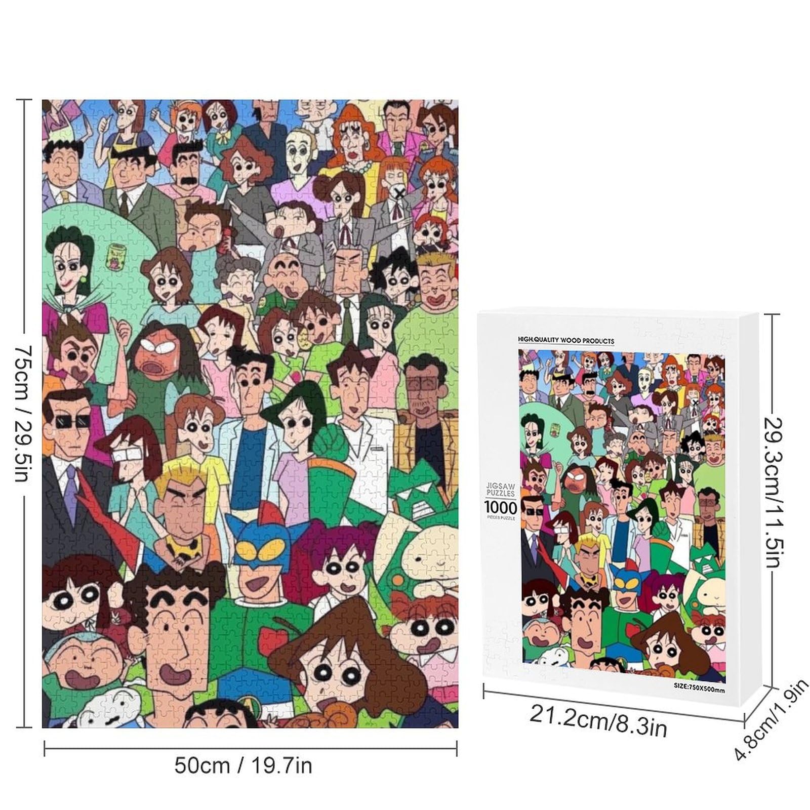 Amazon.co.jp: クレヨンしんちゃん パズル ジグソーパズル 木製パズル