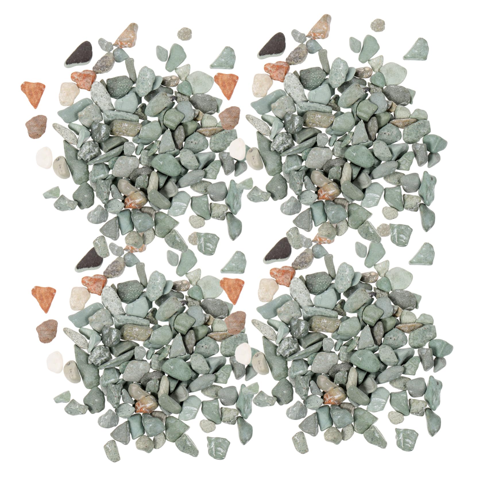 KONTONTY Gray Stone Miniature Kit Rock Decor 60g Bag Natural Stone Decor for Mini Garden