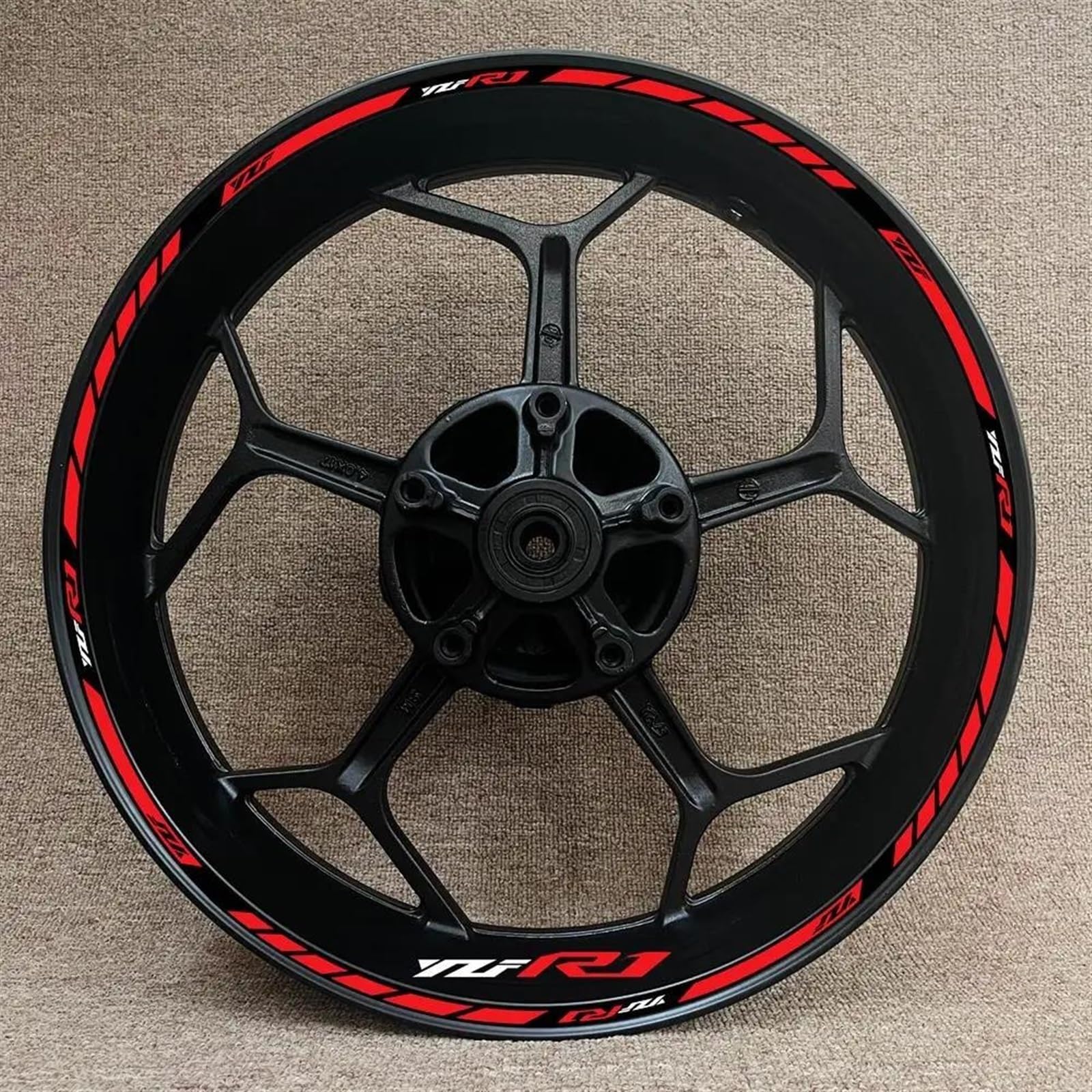 Stickers Motorcycle Stickers Reflective Wheel Rim for YZFR1 YZF-R1(Style 10)