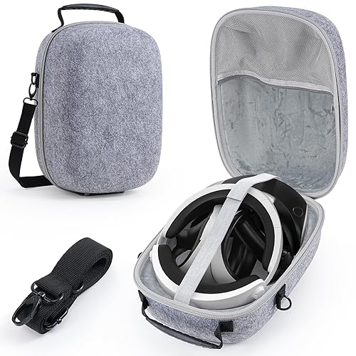 Allnice Funda de transporte compatible con MetaOculus Quest 3, funda de viaje dura paraOculus Quest 3 a prueba de golpes impermeable EVA VR bolsa de