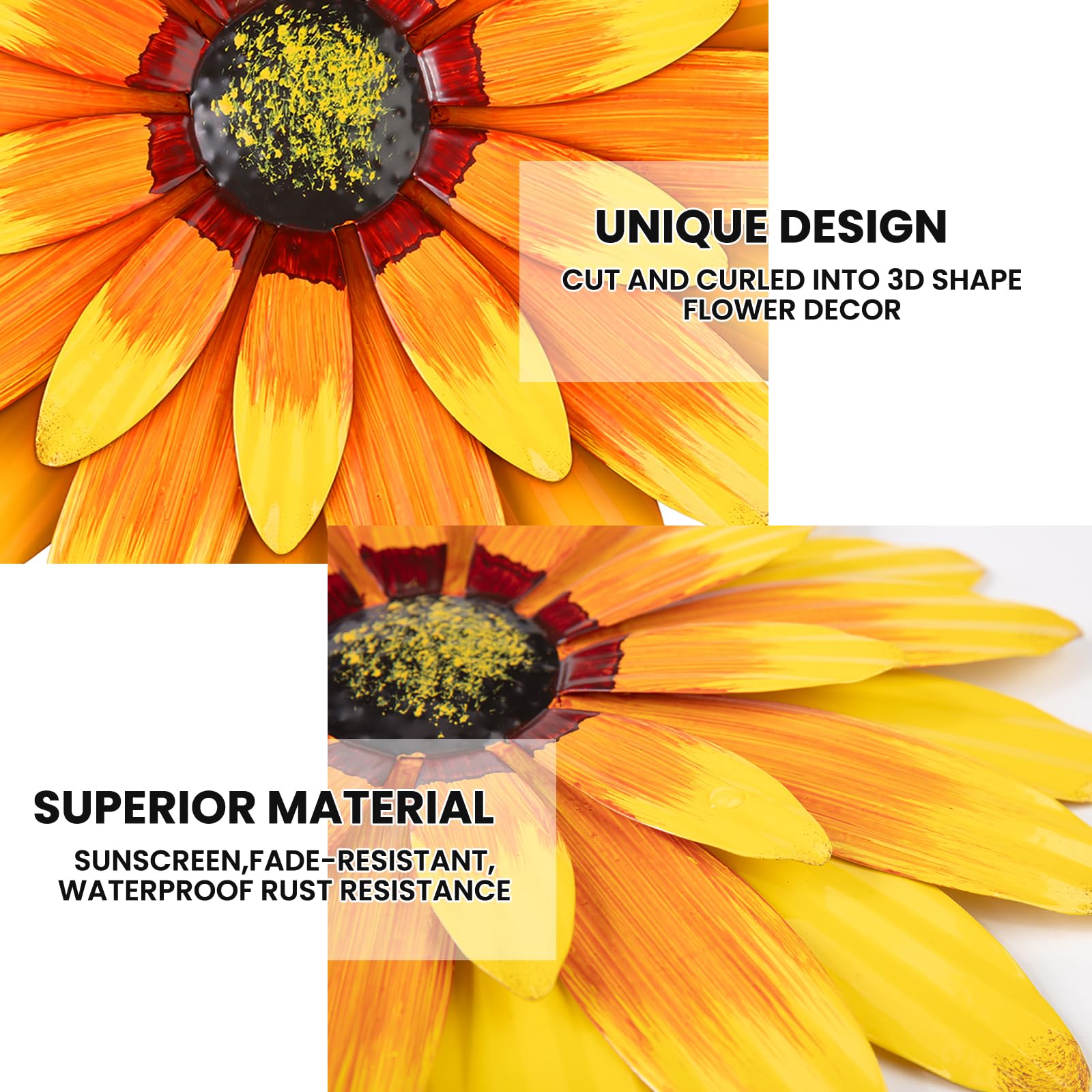 Metal Flowers Outdoor Decor 13