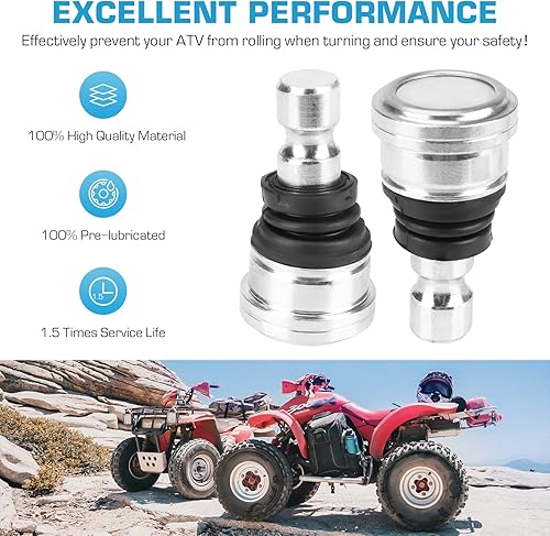 Miniatura 3 de Rótulas superiores inferiores para Polaris RZR 570 800 900 1000 XP Crew 4x4 2008-2022, Sportsman 550 850 Touring X2 2010-2022, Scrambler 8501000