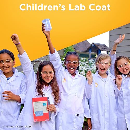 Miniatura 5 de Scientist White Lab Coat for Kids with Pockets, Unisex