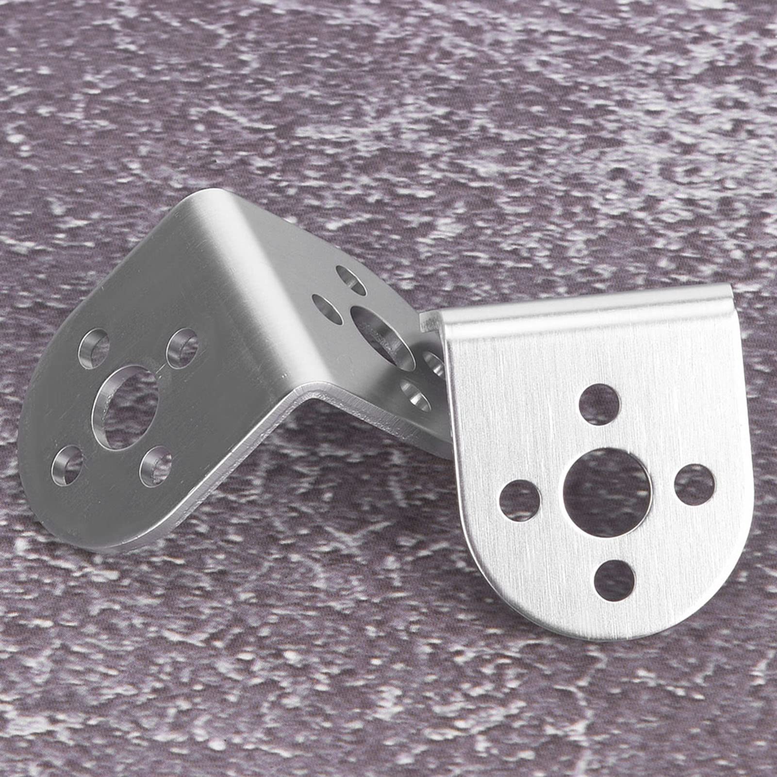 Omabeta L Type Servos Bracket, Aluminium Replacement Parts 90 Degree Angle 8 mm Hole Spacing Robot L Bracket 2 Pieces for Pitsco - Image 2