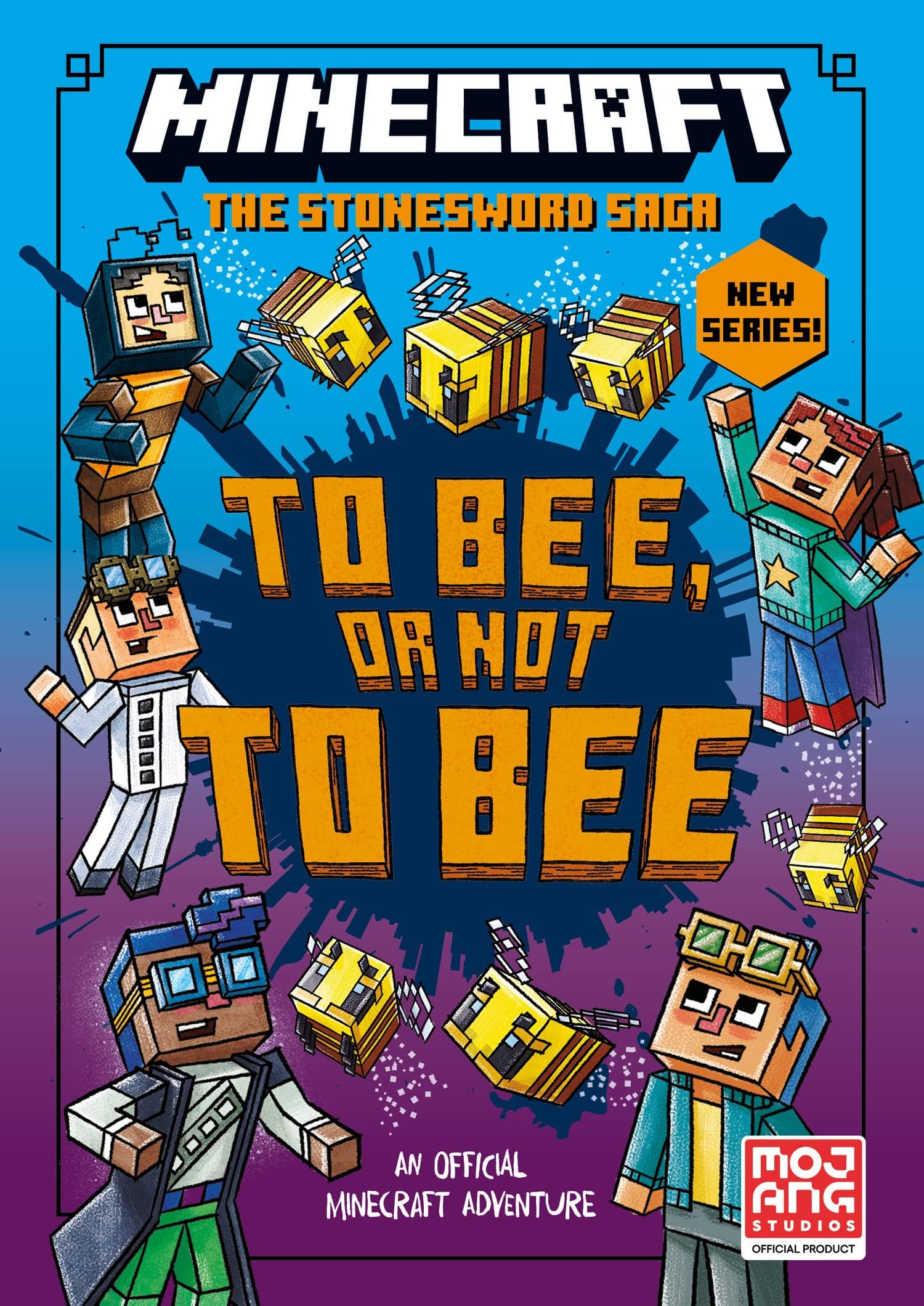 Minecraft Stonesword Saga Series 5 Books Collection Set (Minecraft: Crack in the Code!, Minecraft: Mobs Rule!, Minecraft: New Pets On The Block, To Bee Or Not to Bee! & The Golem's Game) - Image 8