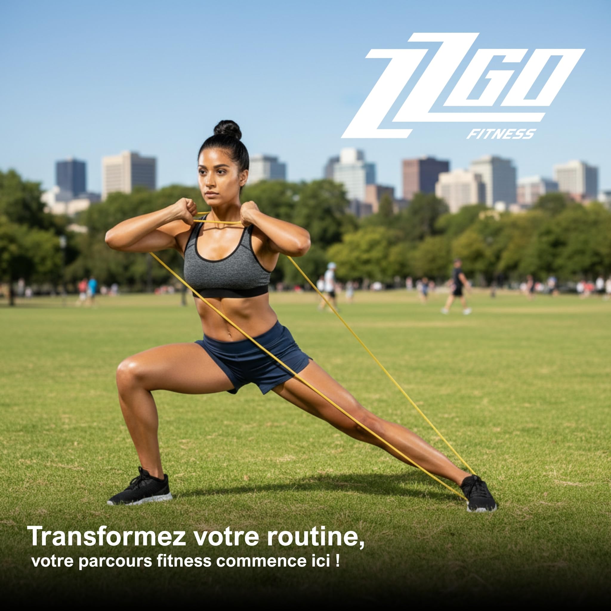 Bandes de Résistance Individuelles et Kit d'Élastiques 3 ou 5 pcs | Latex Naturel Haute Densité | Entraînement, Extension et Force | Yoga, Pilates, Crossfit, Musculation, Callisthénie