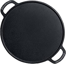 Premium 12 inches/ 30.5 cm Cast Iron Dosa Tawa for Perfectly Crispy Dosas | Pre-Seasoned Big Size Dosa Tawa | Induction Friendly | Durable and Versatile Cast Iron Tawa | Traditional Cookware