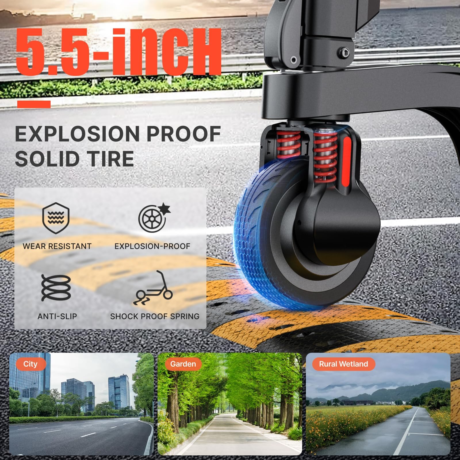 HX X6/X8 Trottinette Électrique Adulte, Batterie Amovible Scooter Électrique Adulte, Moteur 350/500W, 5.5/10" Pouces, Vitesse 25Km/H, Autonomie 15-40Km, Double Freinage,APP