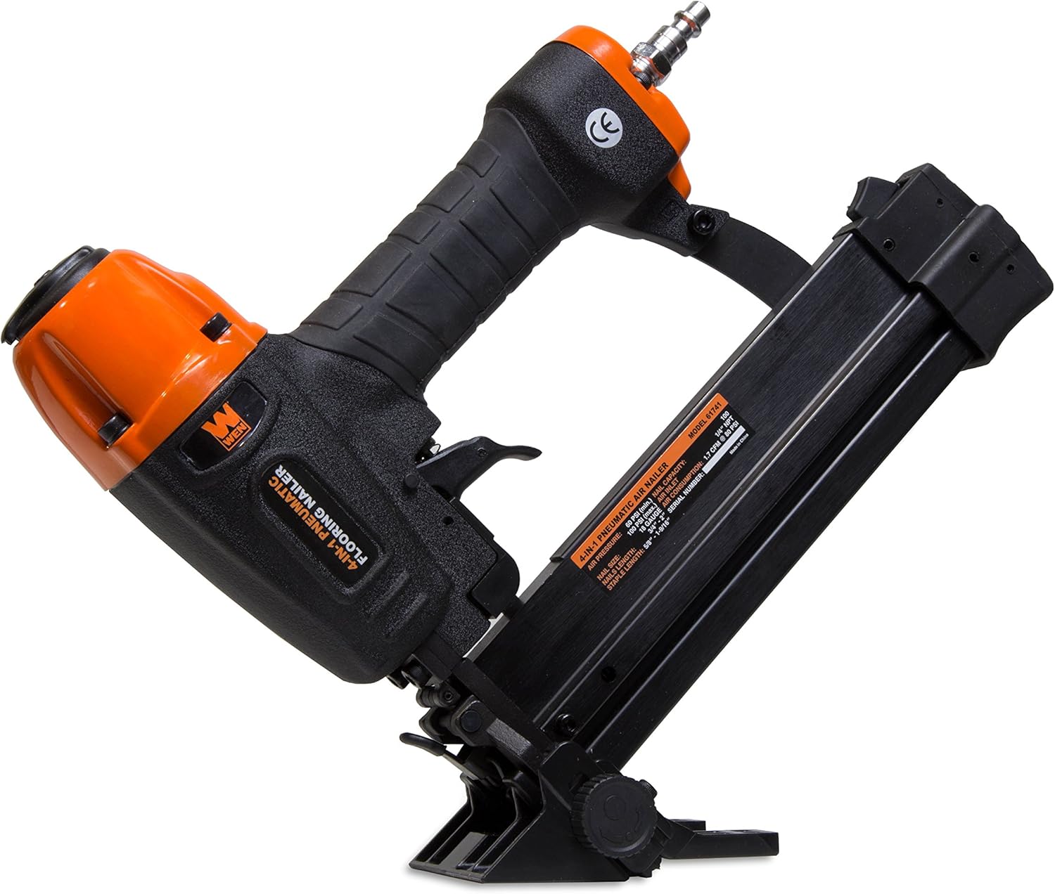 WEN 61741K 4-in-1 18-Gauge Pneumatic Flooring Nailer