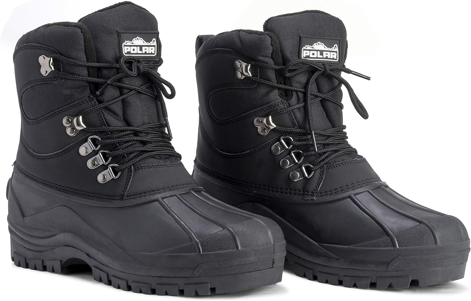 POLAR Mens Snow Waterproof Duck Hiking Bean Hiker Walking Short Ankle Boots - Image 7