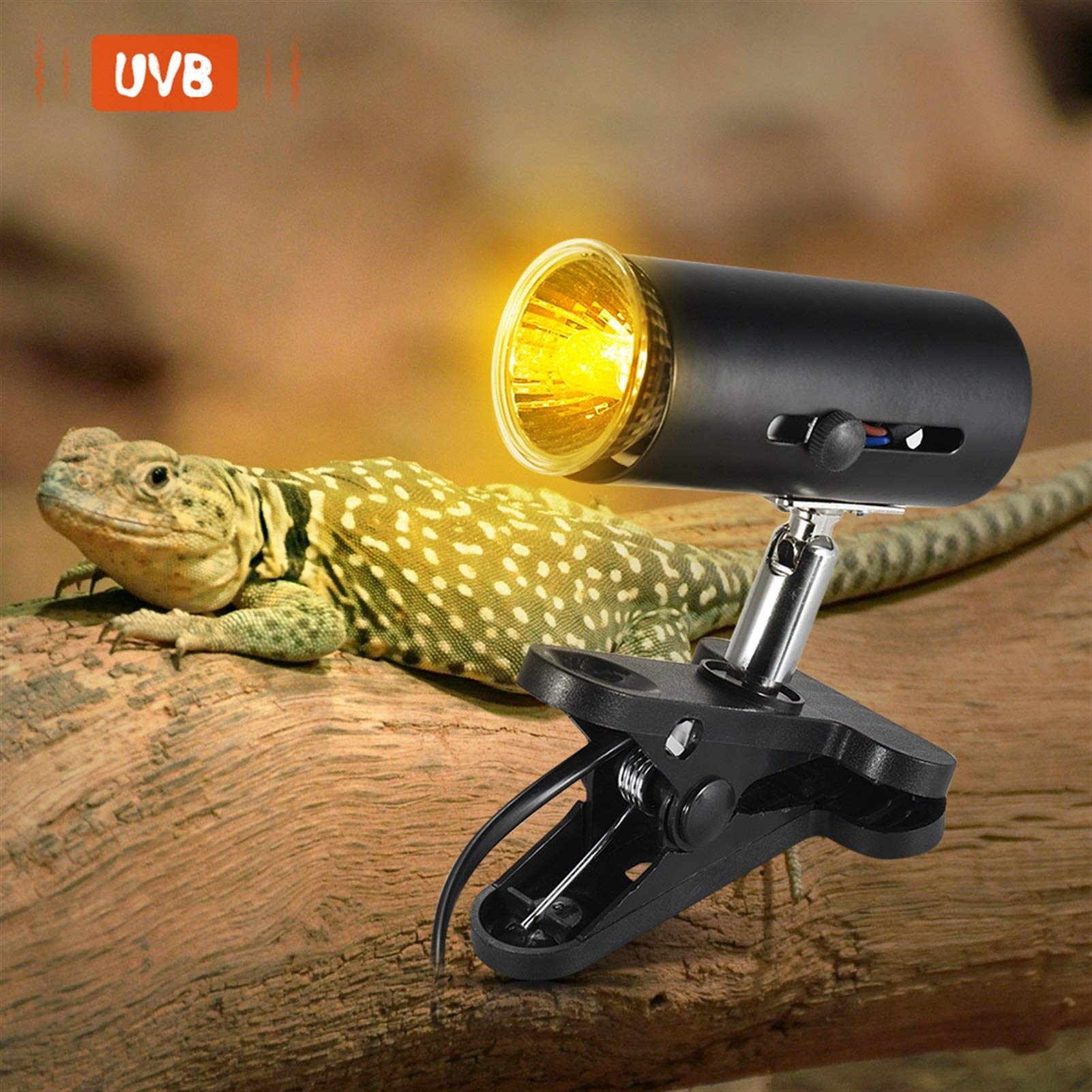 Chauffe-mains 3pcs 50W / 100W Pet Chauffage Lampe Basking Ampoule Régulateur de température Thermostat intelligent for les tortues Reptiles Animaux Couveuse