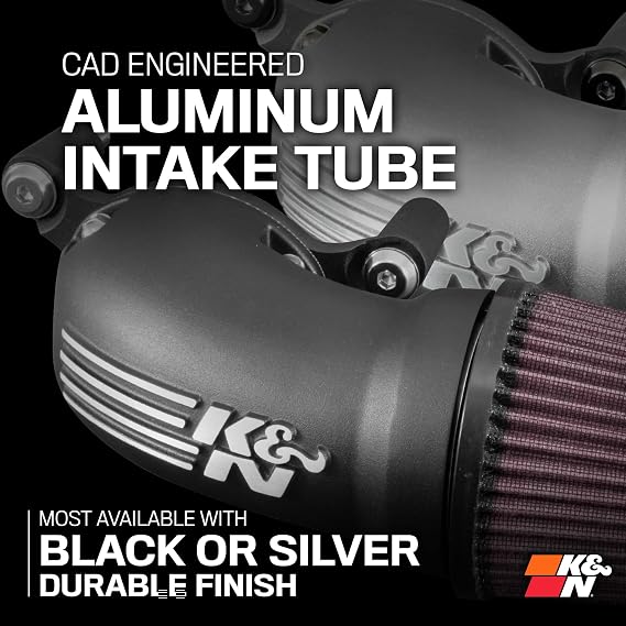 K&N Cold Air Intake Kit: High Performance, Increase Horsepower, 57-1137