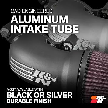 K&N Cold Air Intake Kit: High Performance, Increase Horsepower, 57-1137