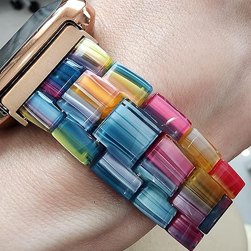 Vista 12 de DSAAplus Compatible con Fitbit Versa4/Sense2/Versa3/Sense, Versa/Versa 2/Versa Lite/Versa SE, correas de resina de repuesto para reloj inteligente