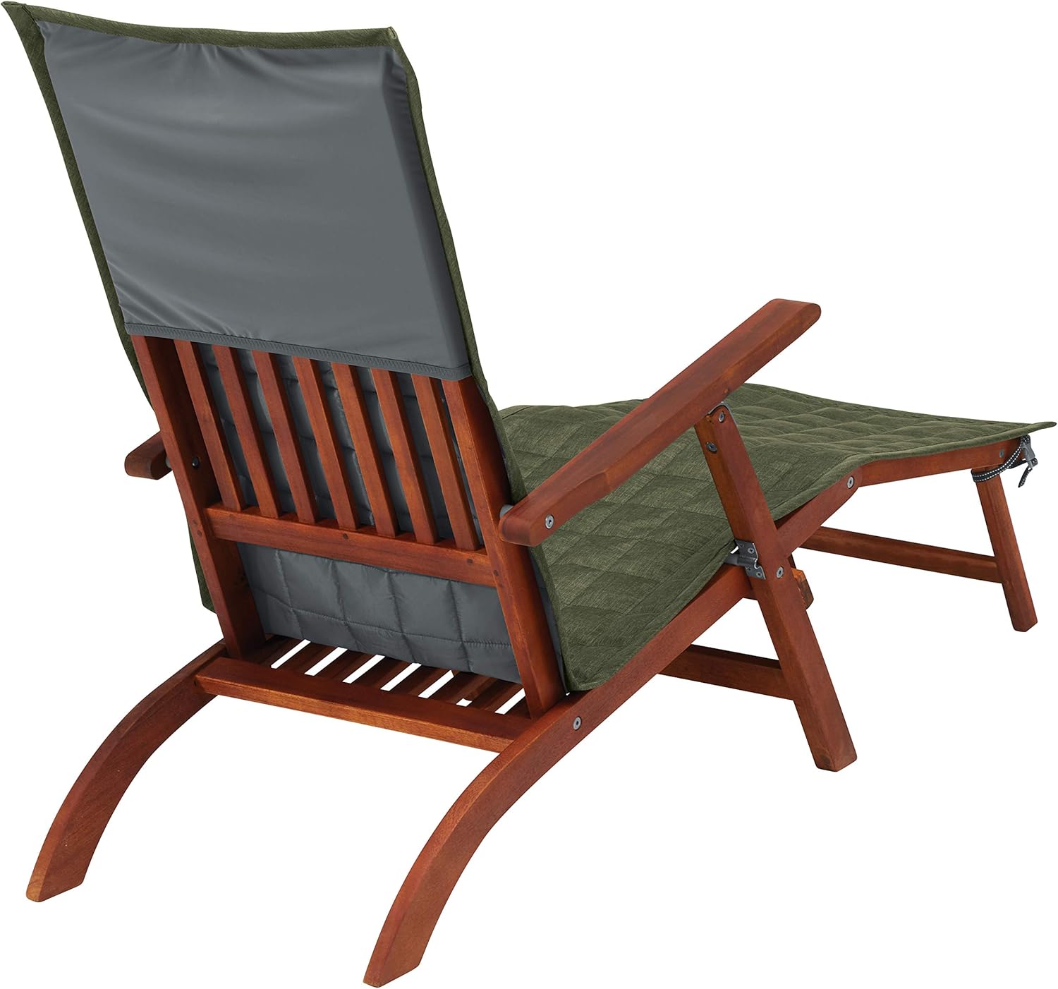 Classic Accessories Montlake Water-Resistant 69 Inch Patio Steamer Chaise Slipcover, Heather Fern, Patio Furniture Covers
