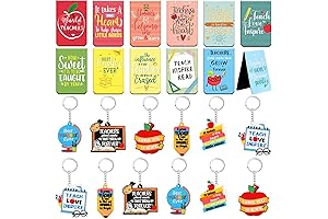Ideal Teacher Appreciation Keychain and Bookmark Set